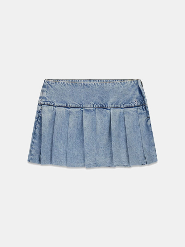 Falda Guess Tableada - Guess Jeans