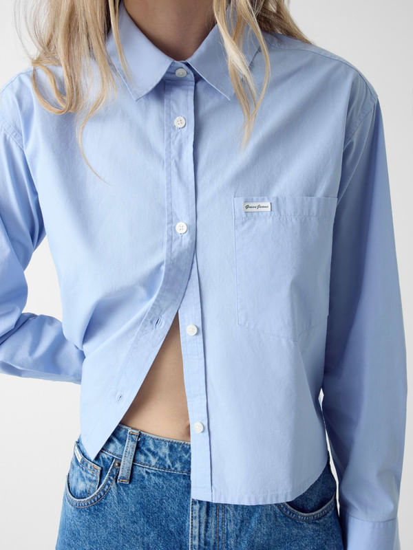 Camisa Guess Cropped - Guess Jeans