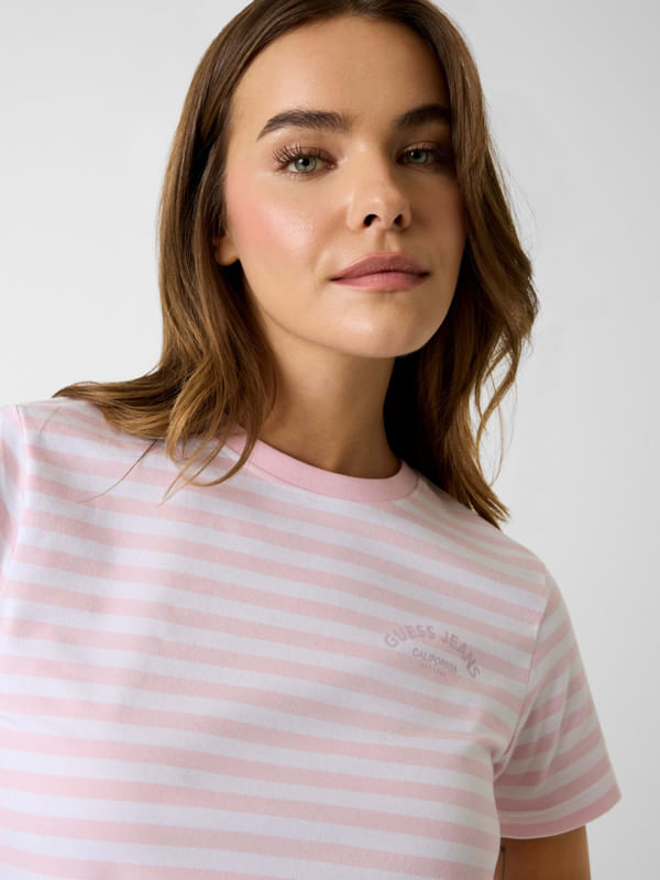 Playera Guess Striped - Guess Jeans
