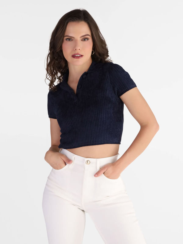 Playera Tipo Polo Guess Mona