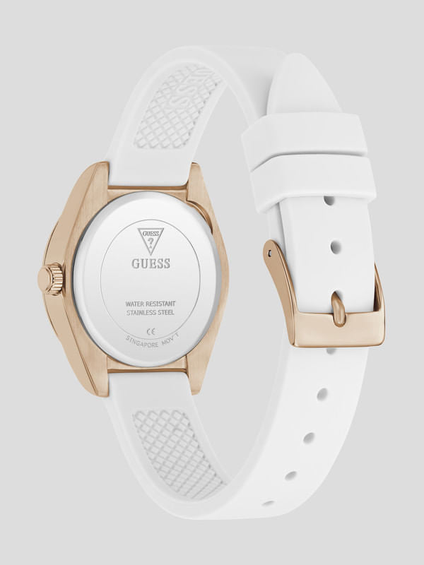 Reloj Guess Mini Luna Blanco