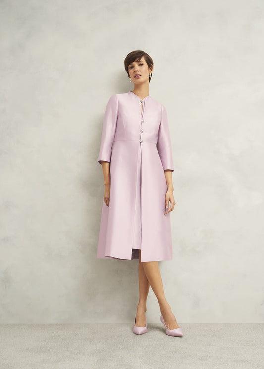 Rhea Wool Silk Coat