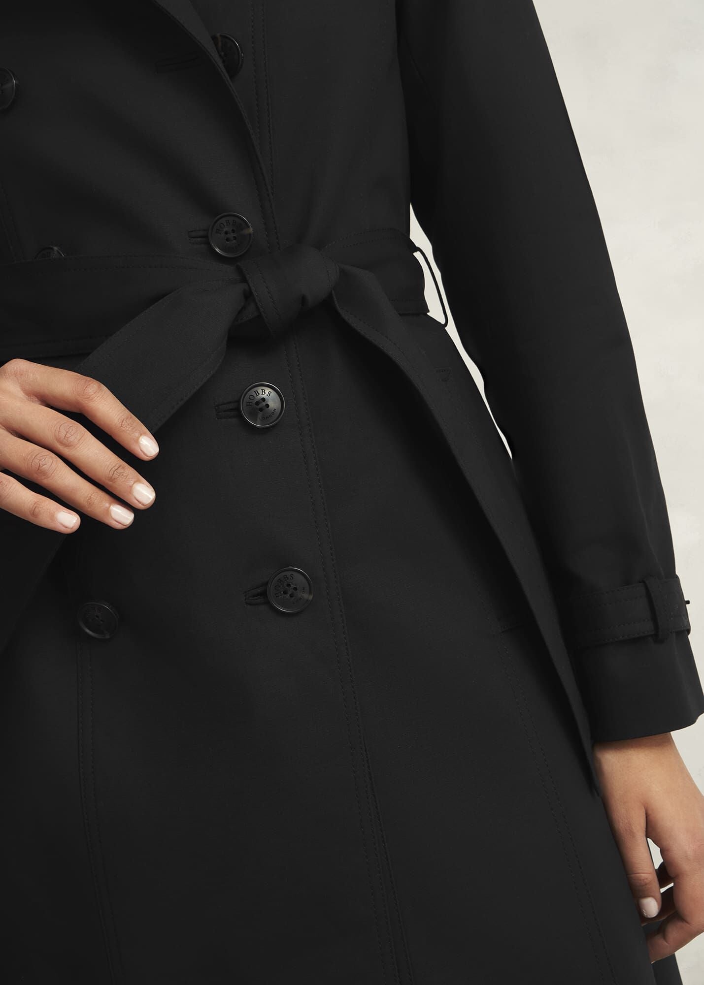 Skylar Shower Resistant Trench Coat