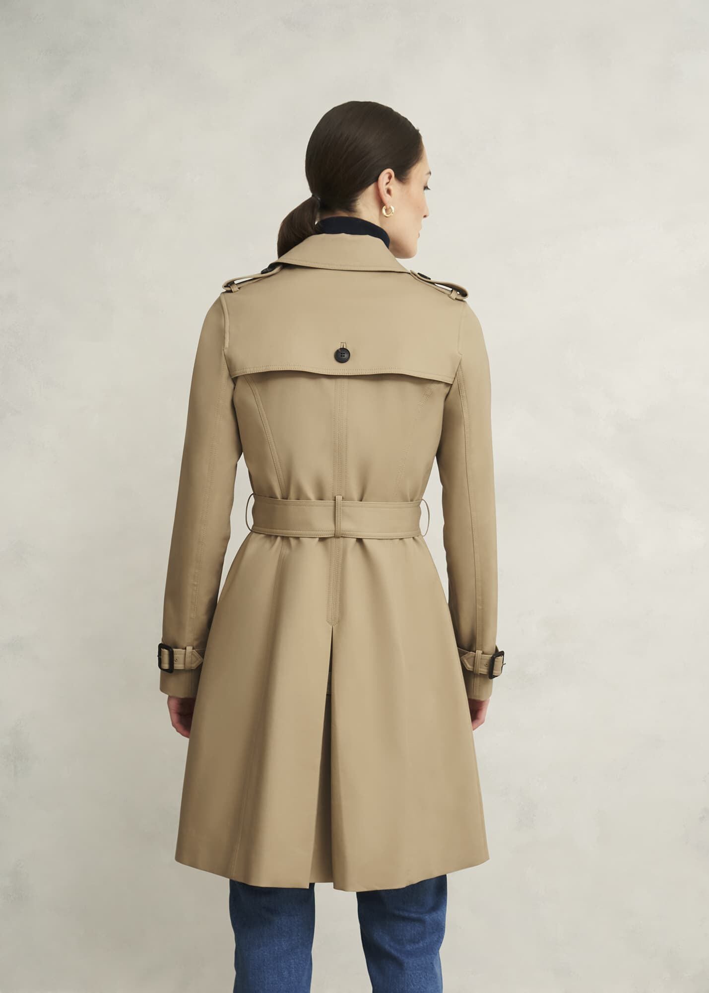 Skylar Shower Resistant Trench Coat