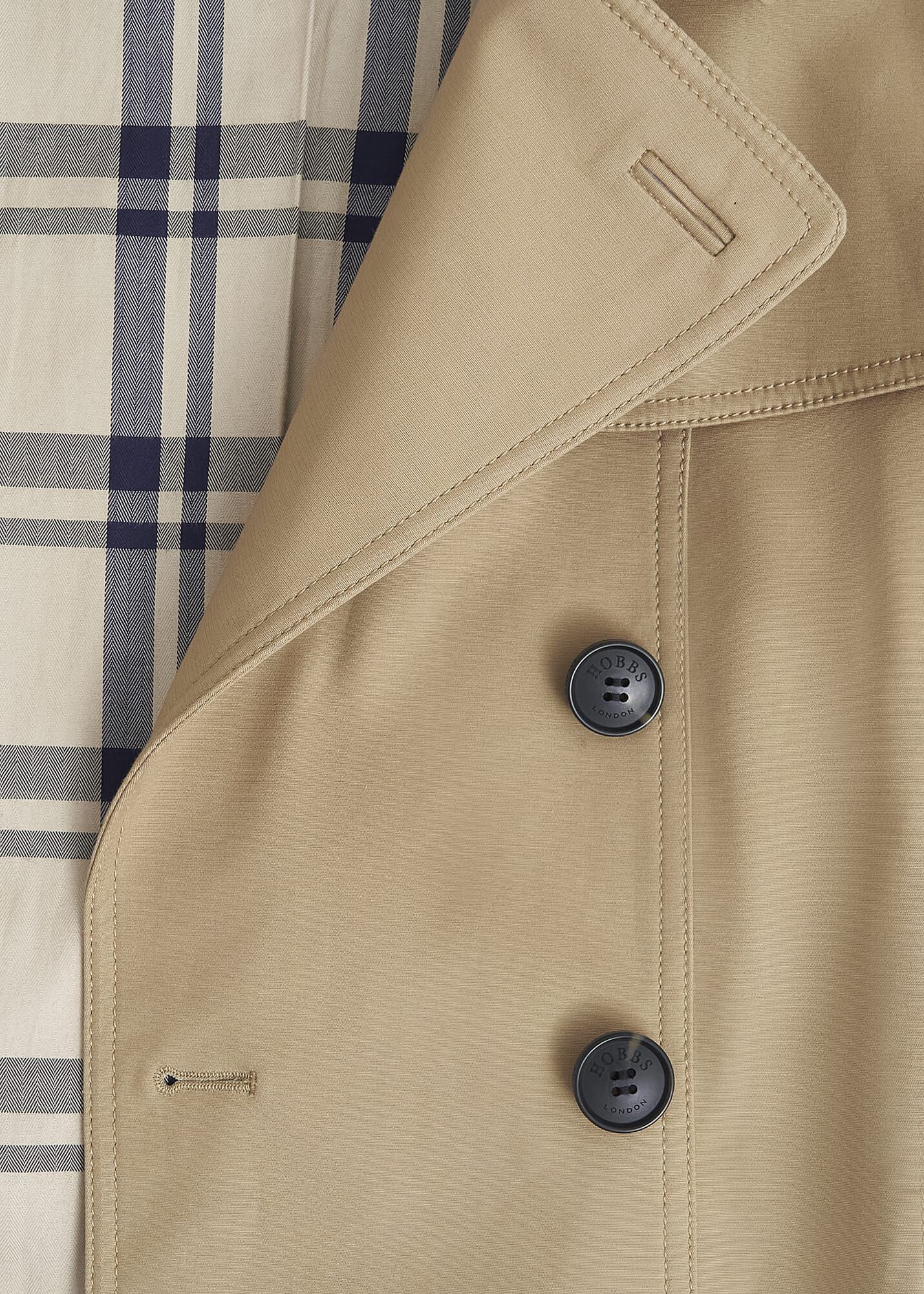 Skylar Shower Resistant Trench Coat