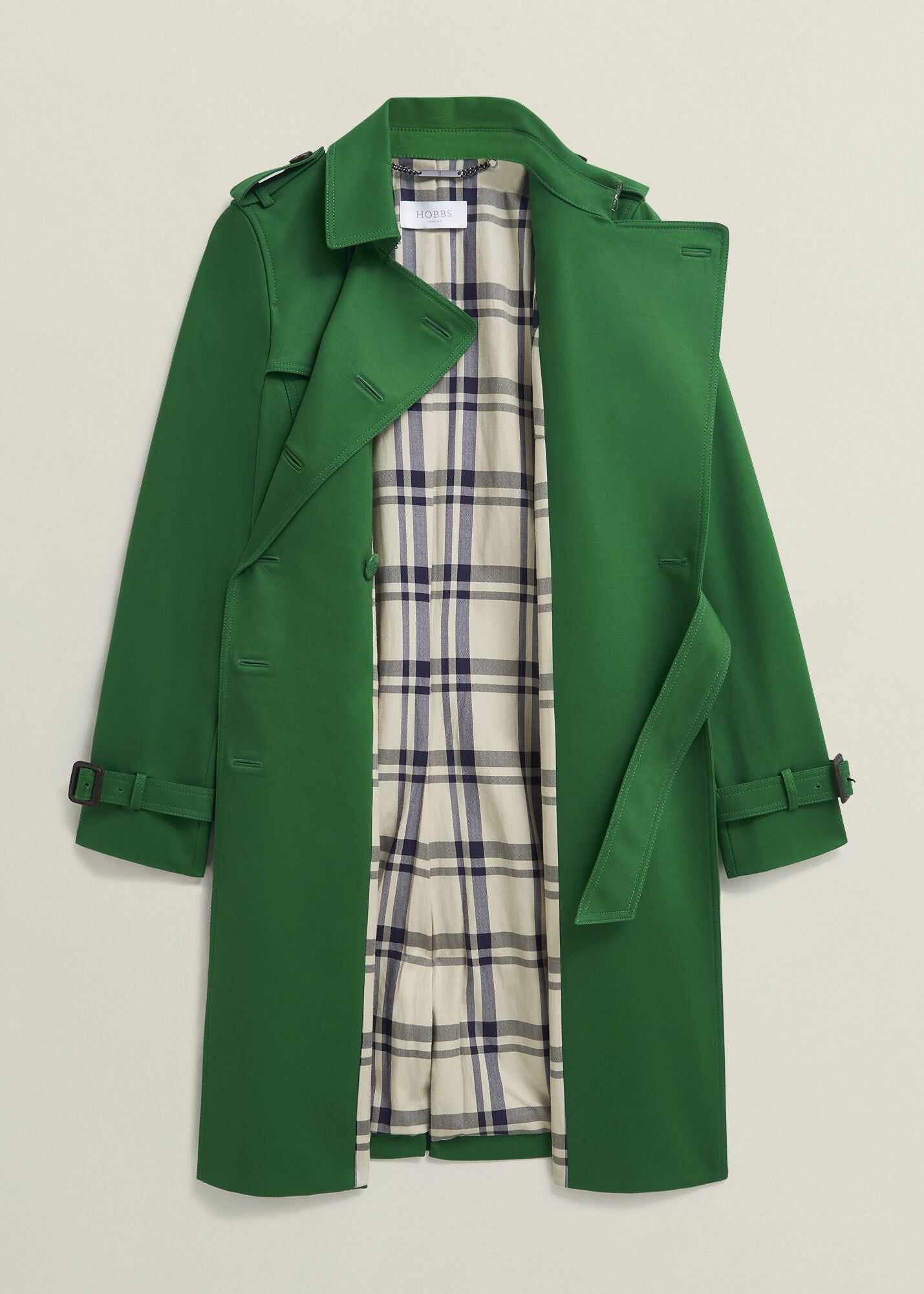 Petite Skylar Shower Resistant Trench Coat