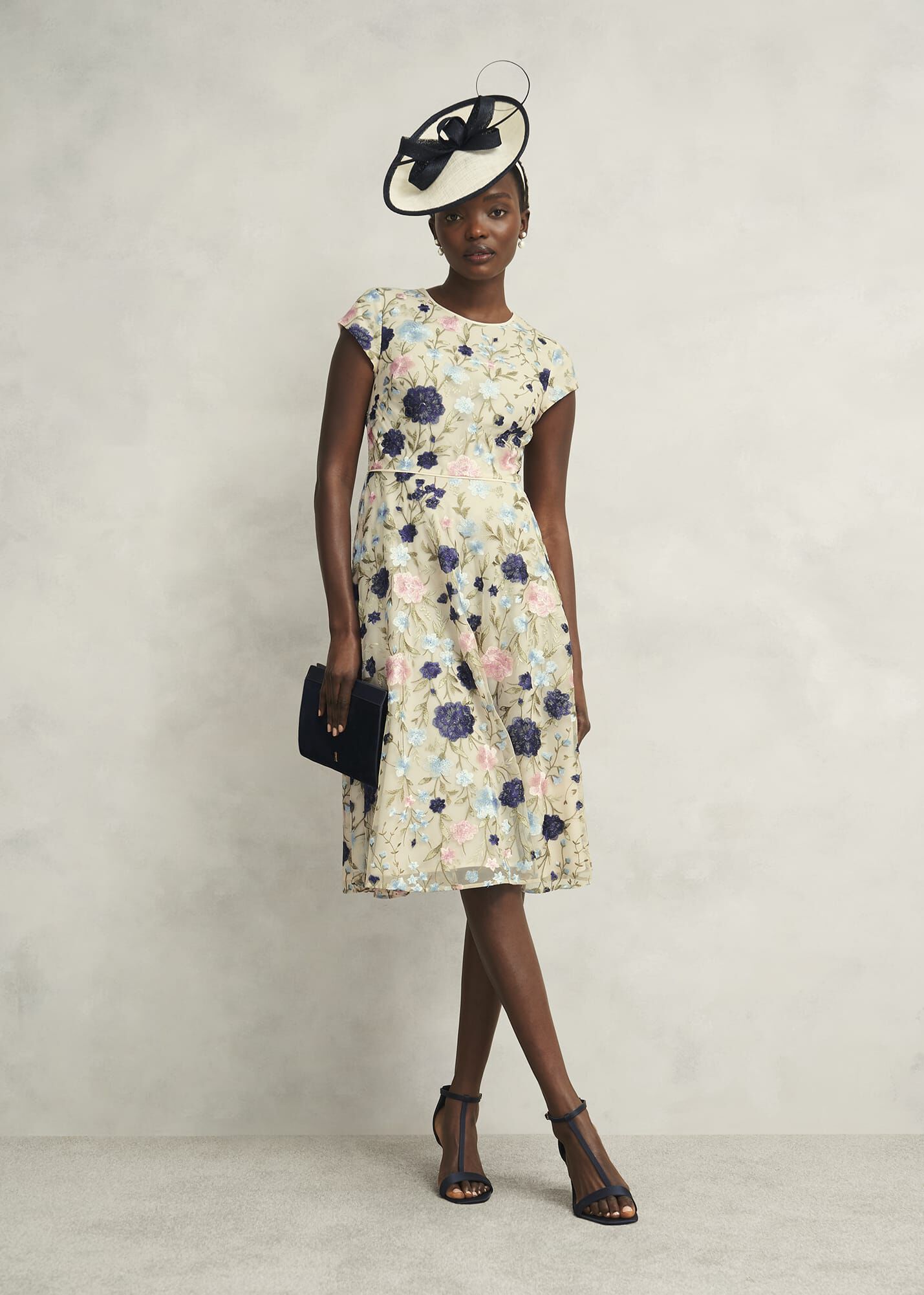 Petite Tia Embroidered Dress