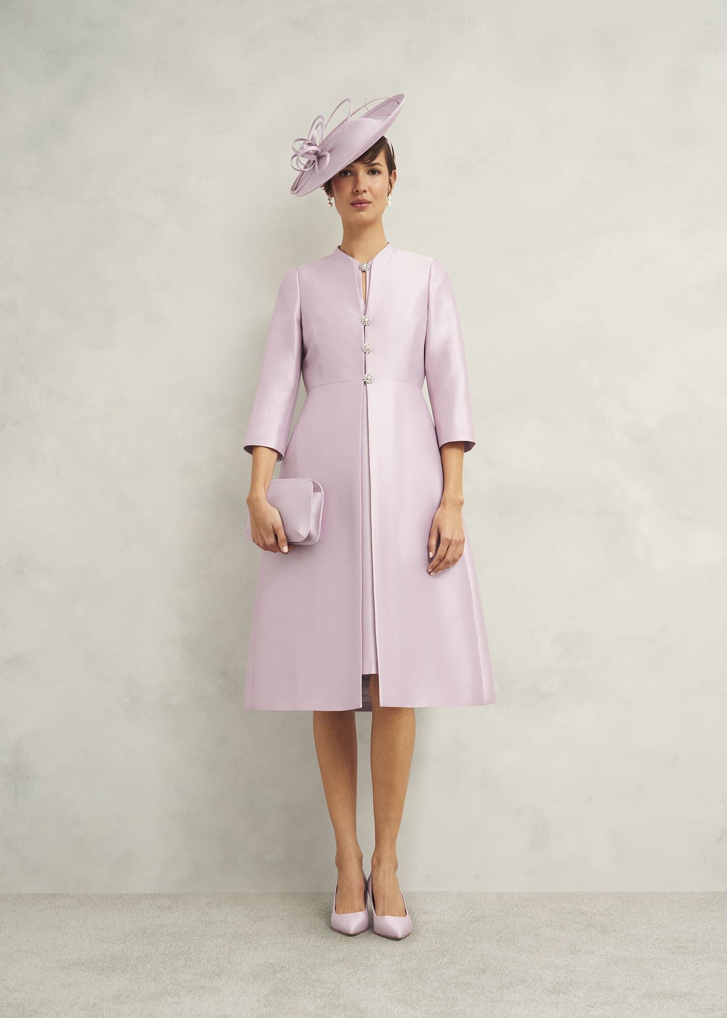 Rhea Wool Silk Dress