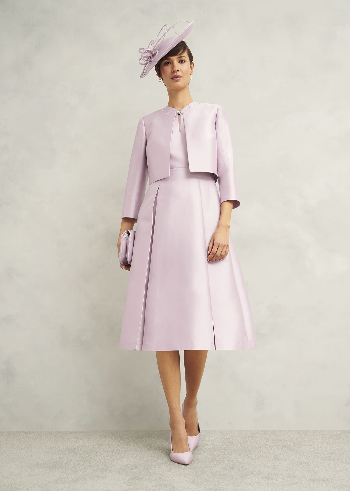 Rhea Wool Silk Dress