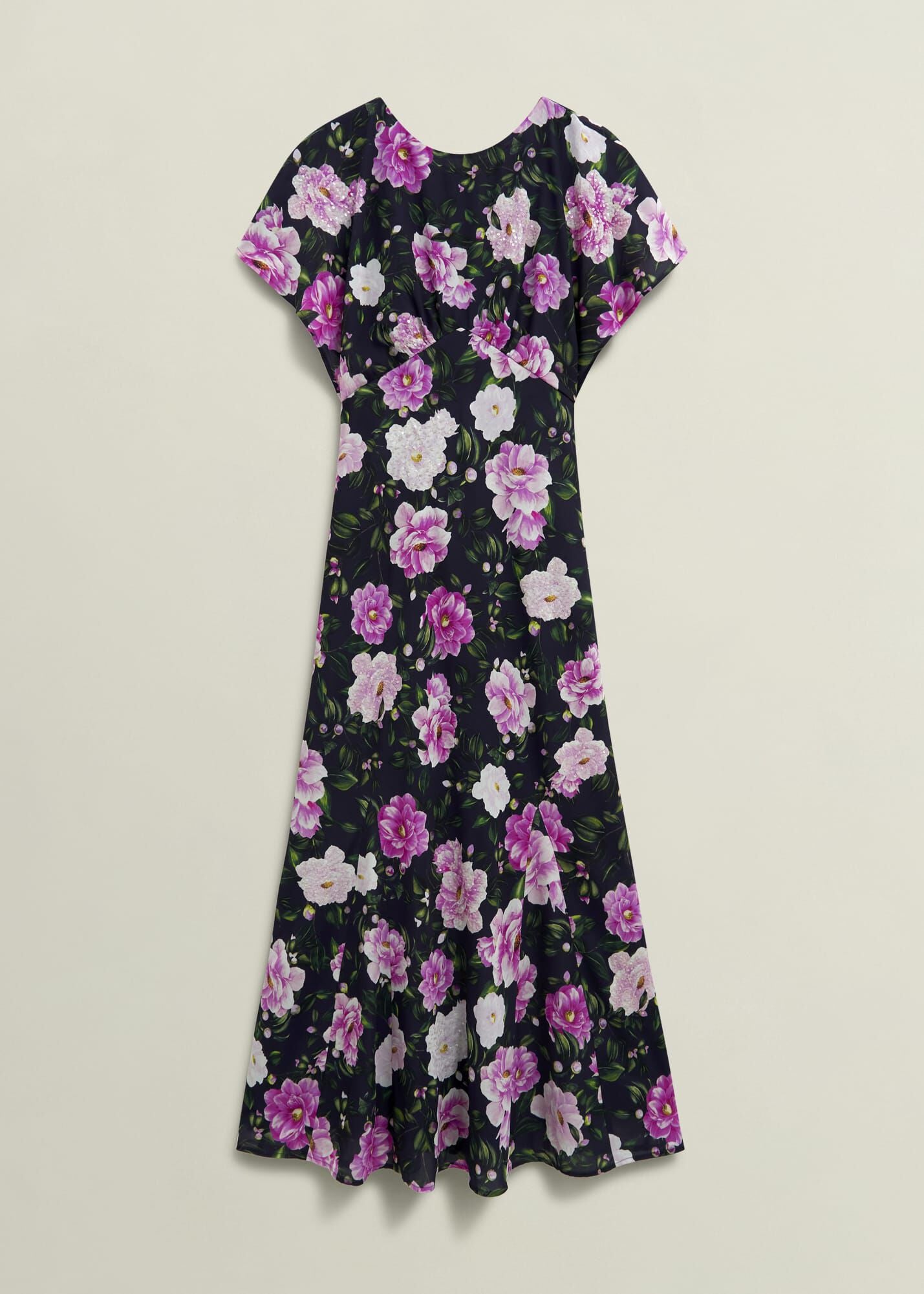 Lalena Sequin Floral Dress