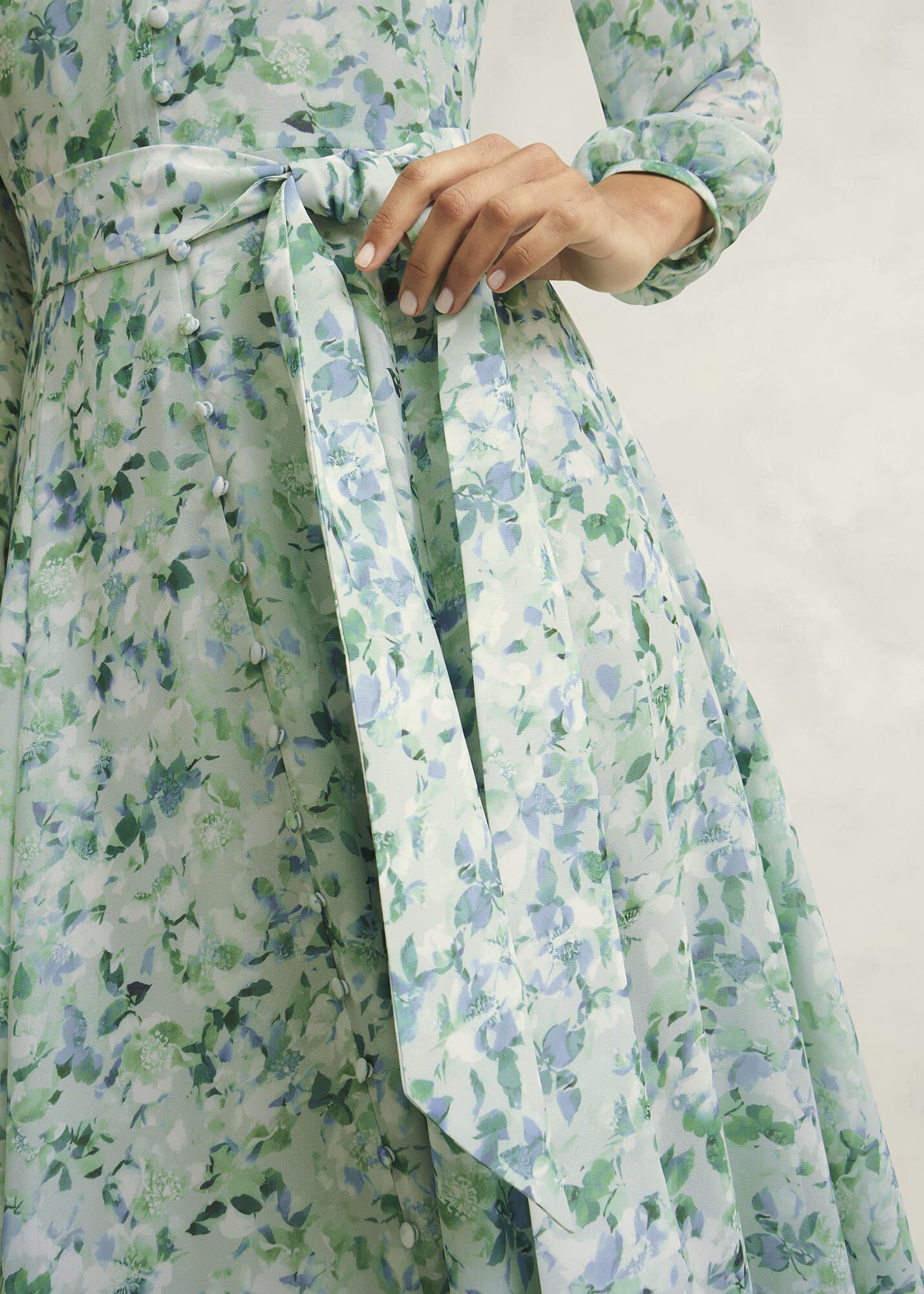 Thea Tie Belted Dress