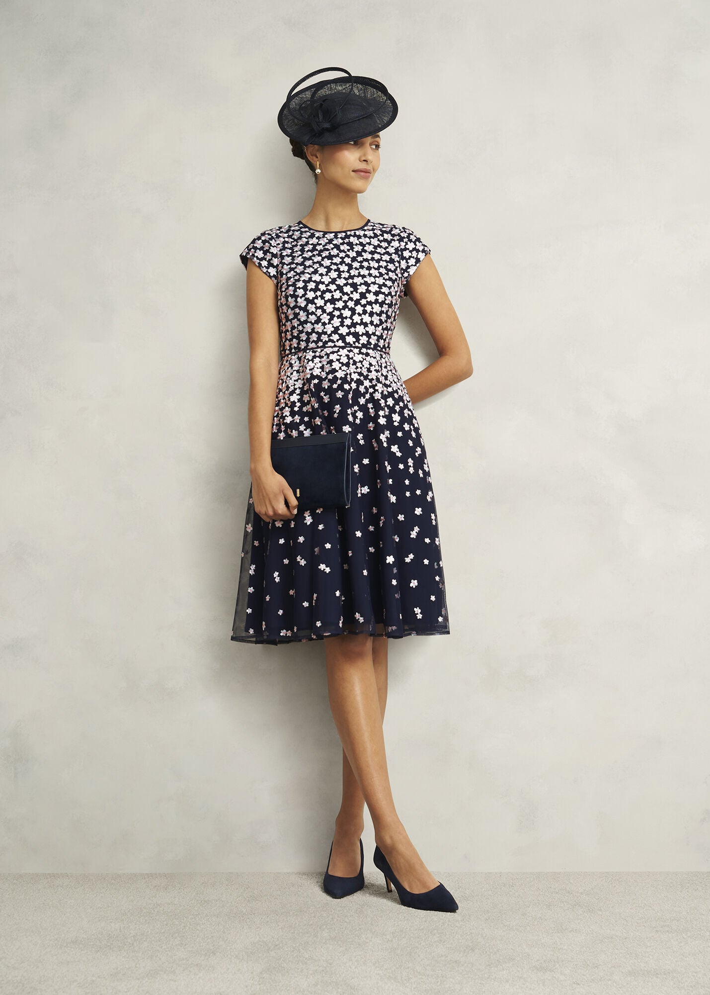 Petite Betty Embroidered Dress