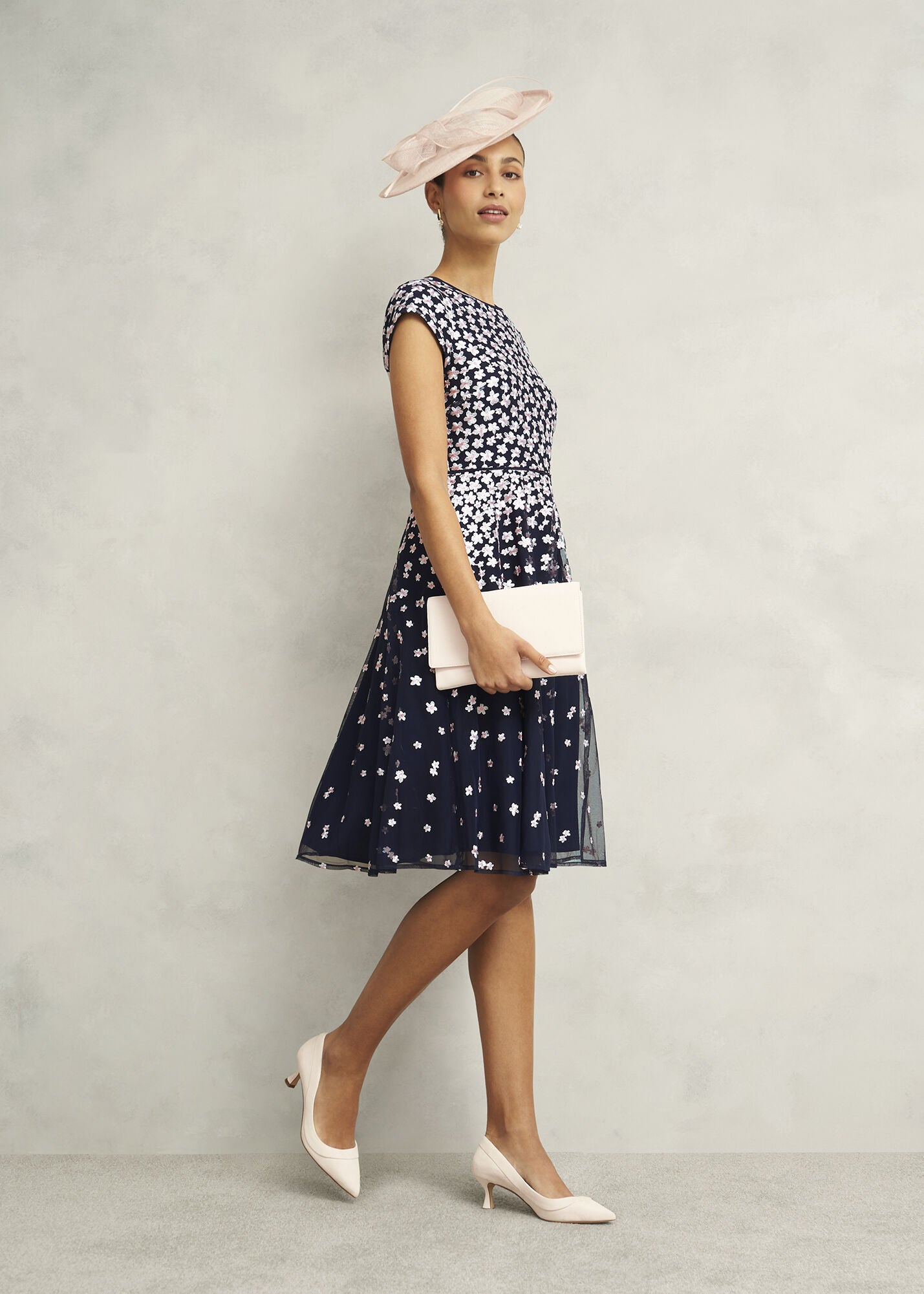 Petite Betty Embroidered Dress