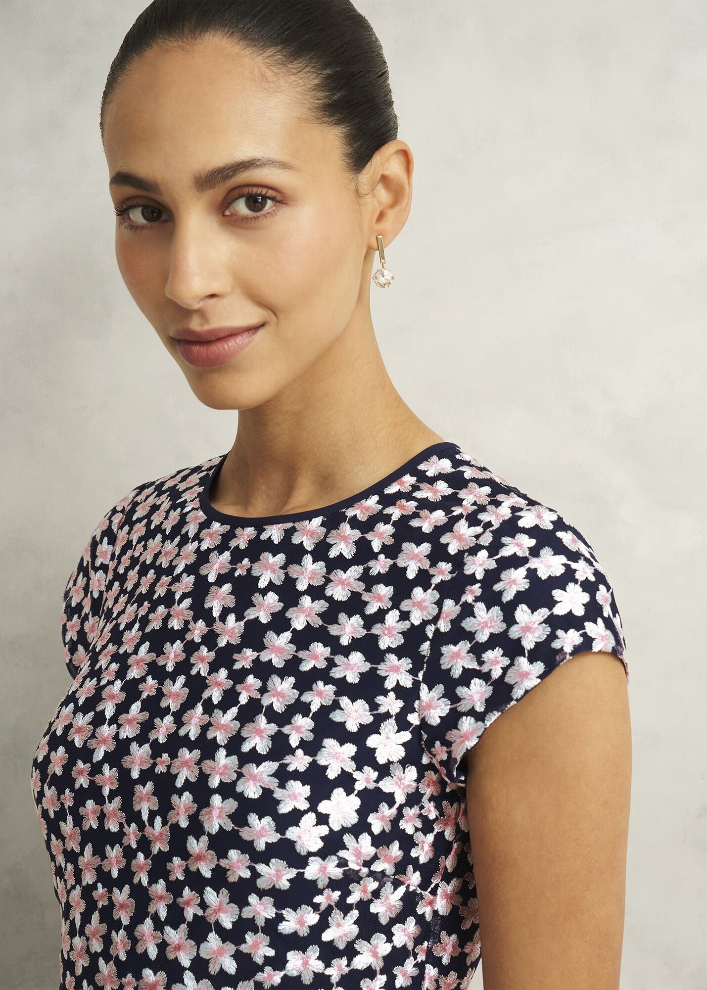 Petite Betty Embroidered Dress