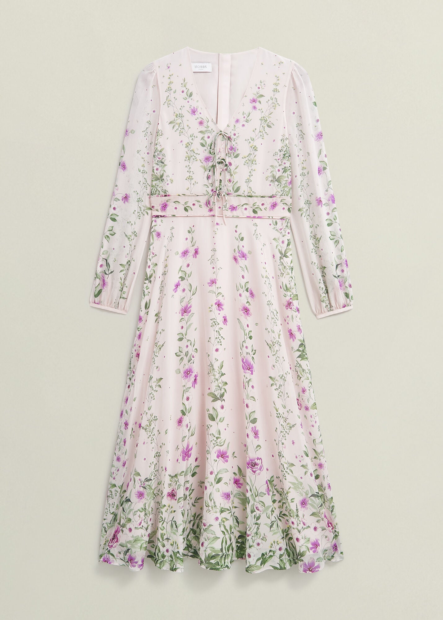 Fay Silk Bow Detail Dress
