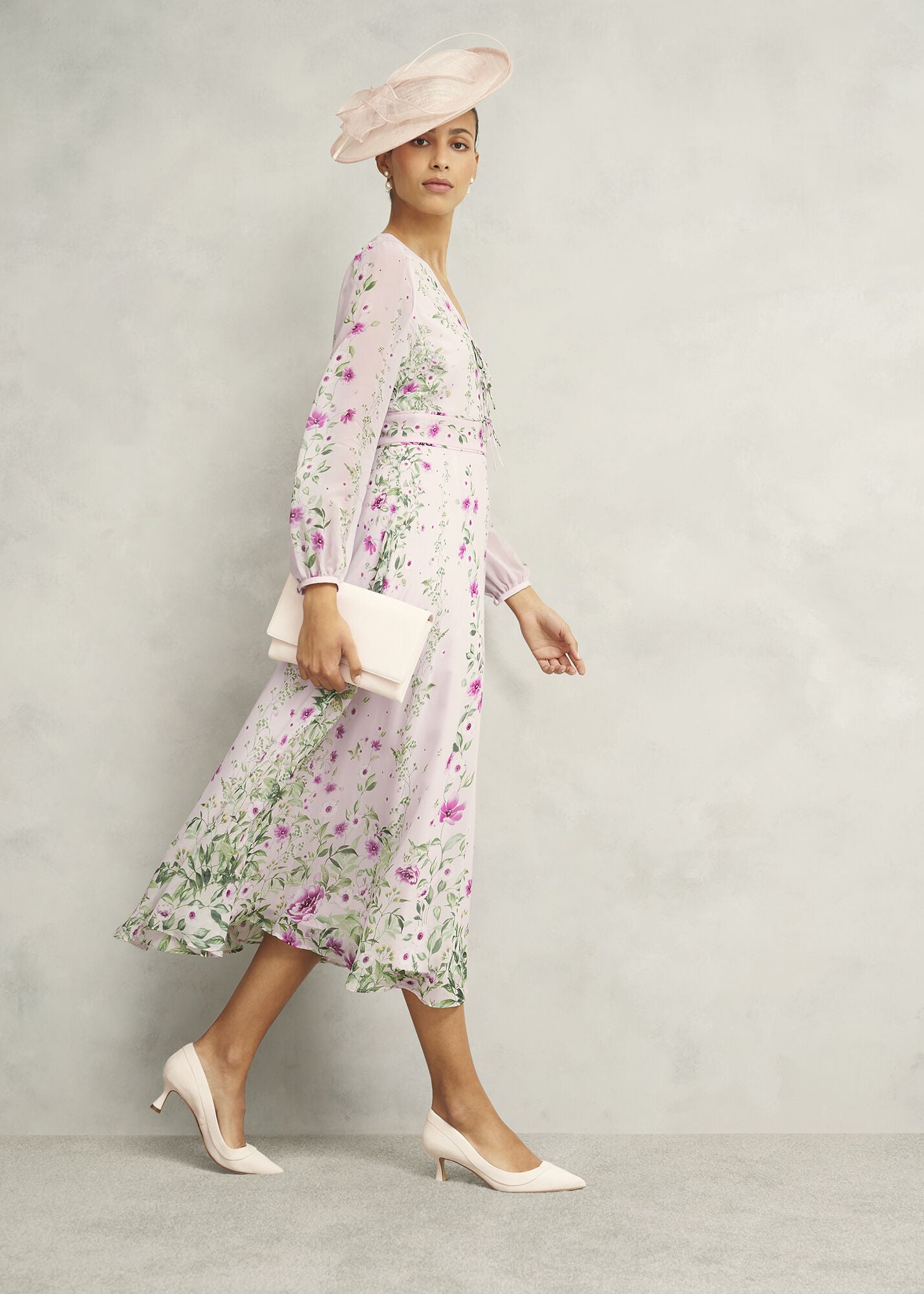 Fay Silk Bow Detail Dress
