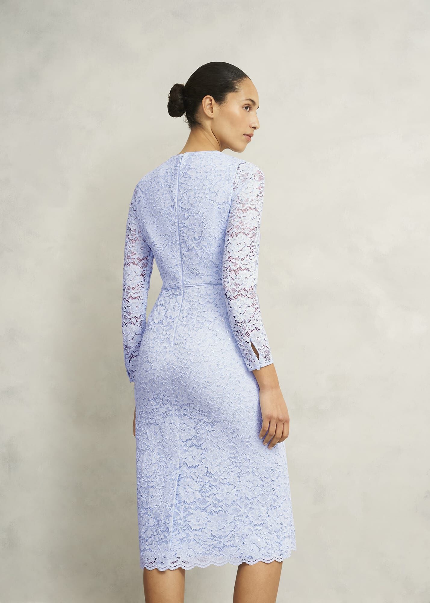 Petite Ottilie Lace Sequin Dress