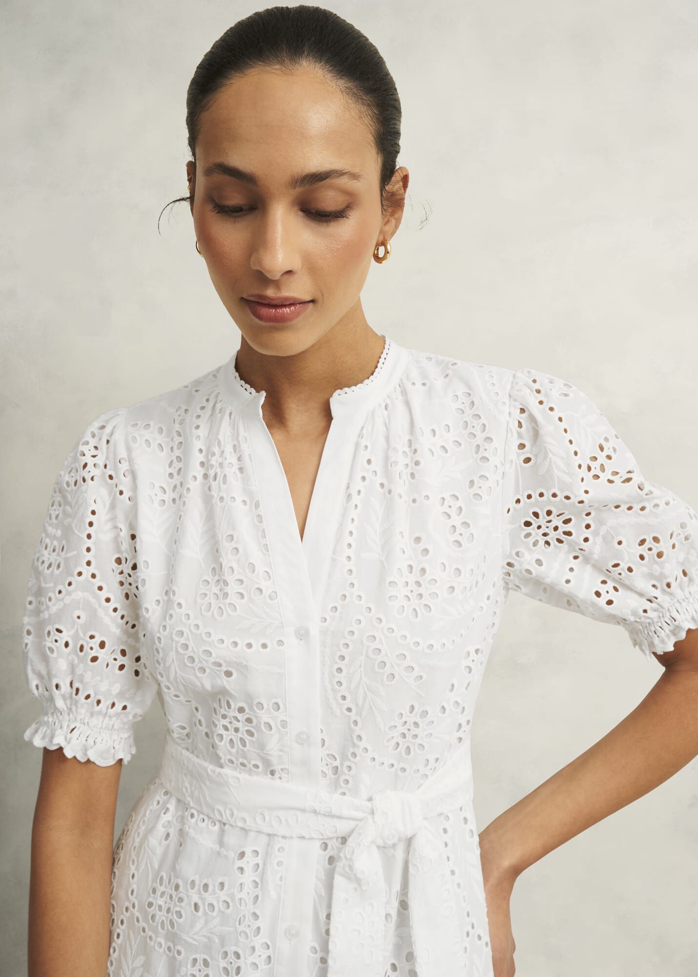 Petite Rosanna Broderie Dress