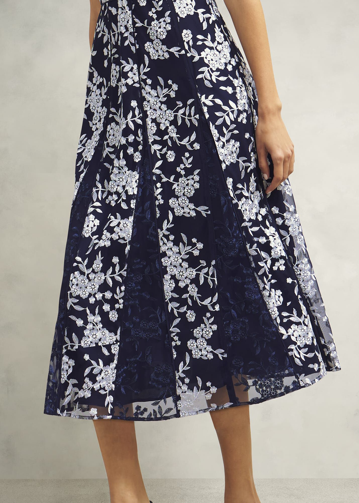 Petite Quin Embroidered Dress