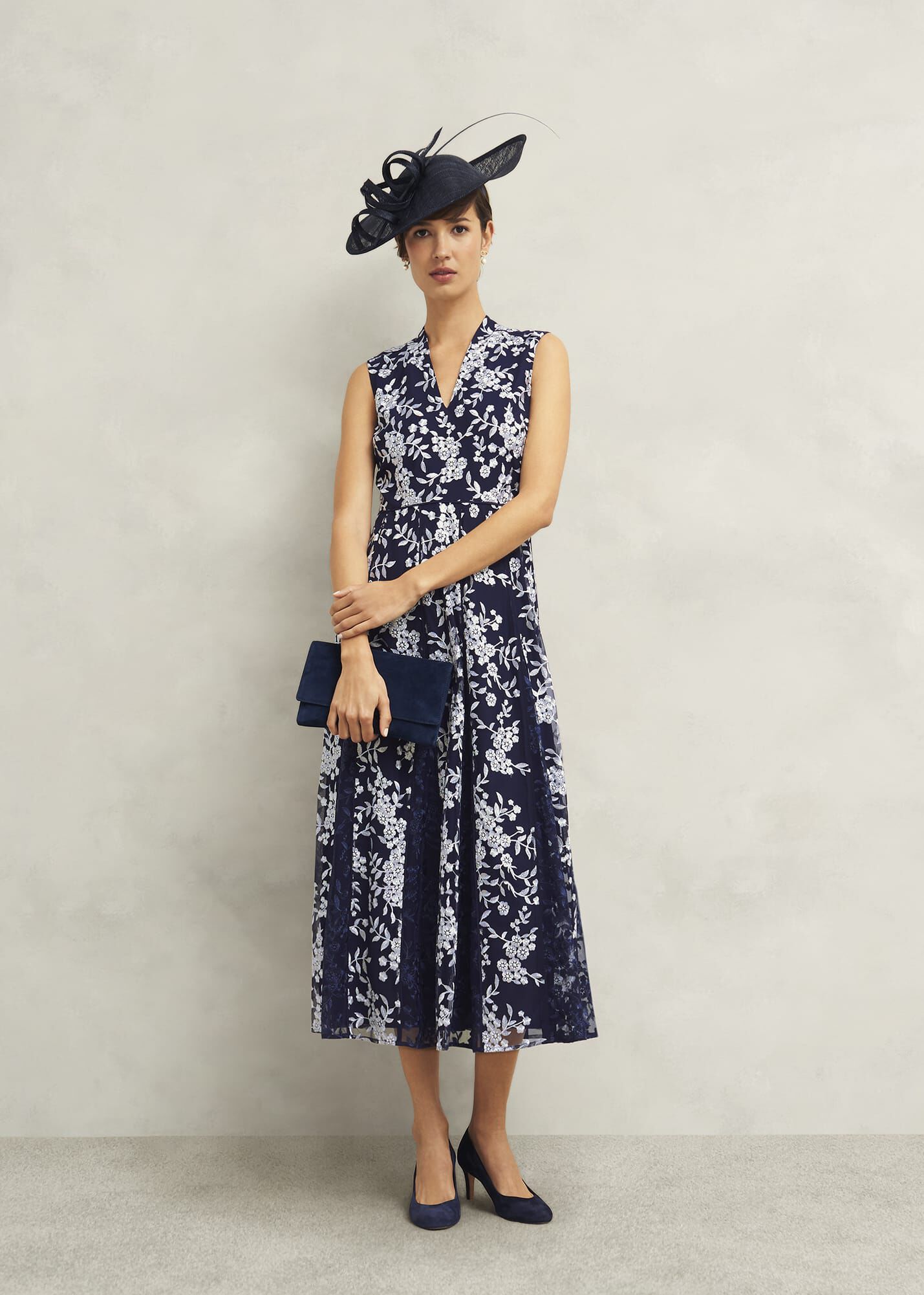 Petite Quin Embroidered Dress