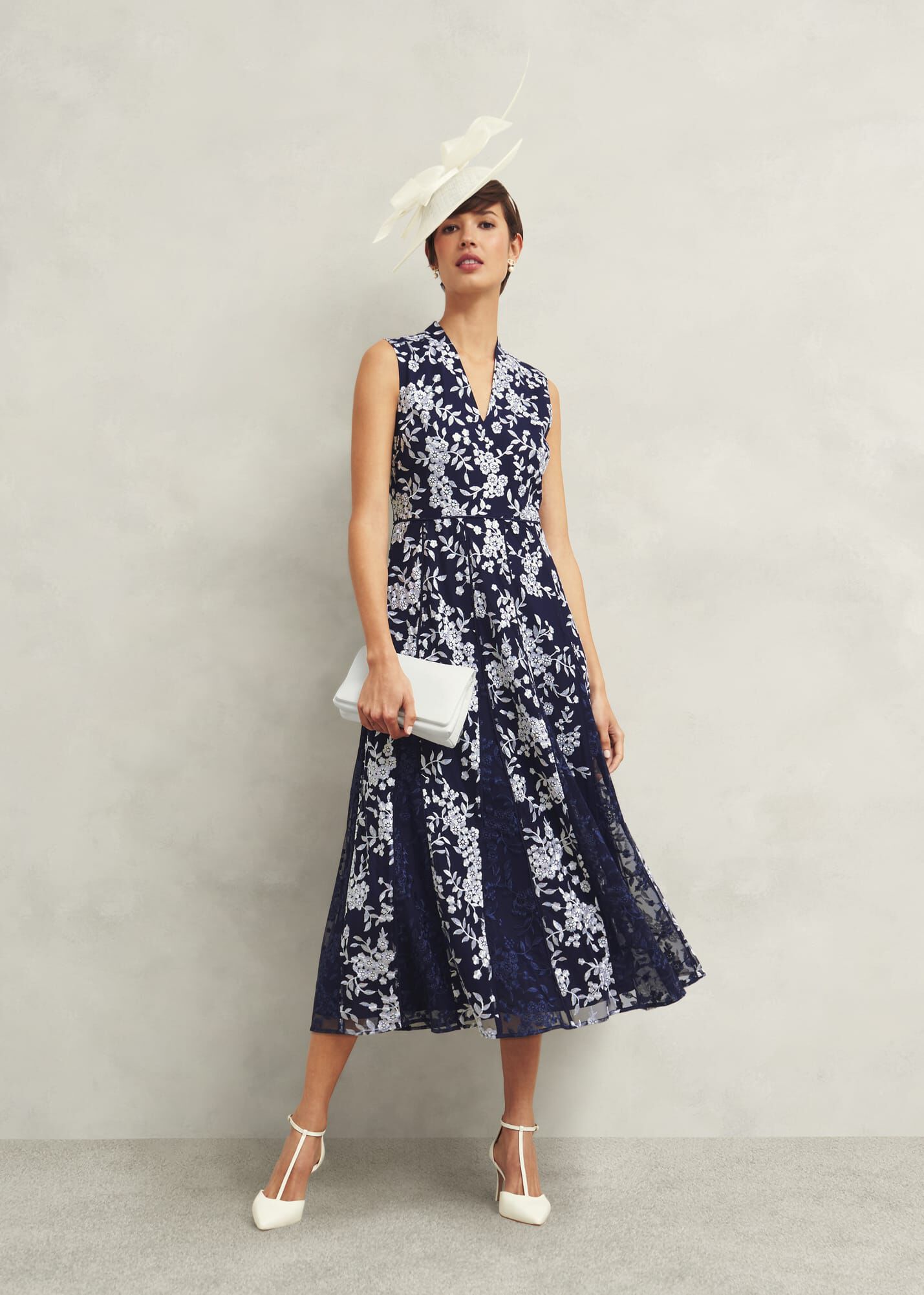 Petite Quin Embroidered Dress