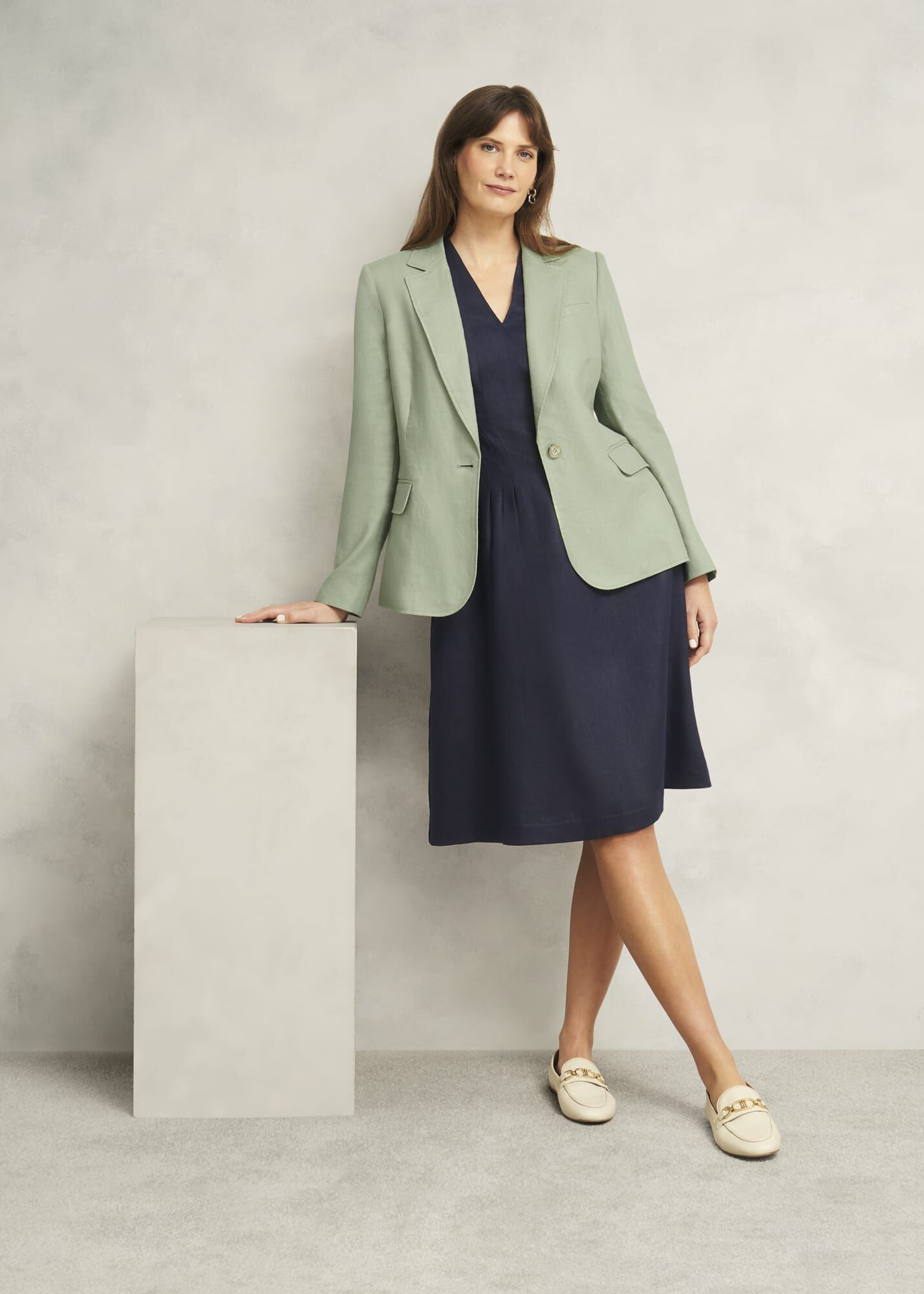 Petite Kayleigh Linen Dress