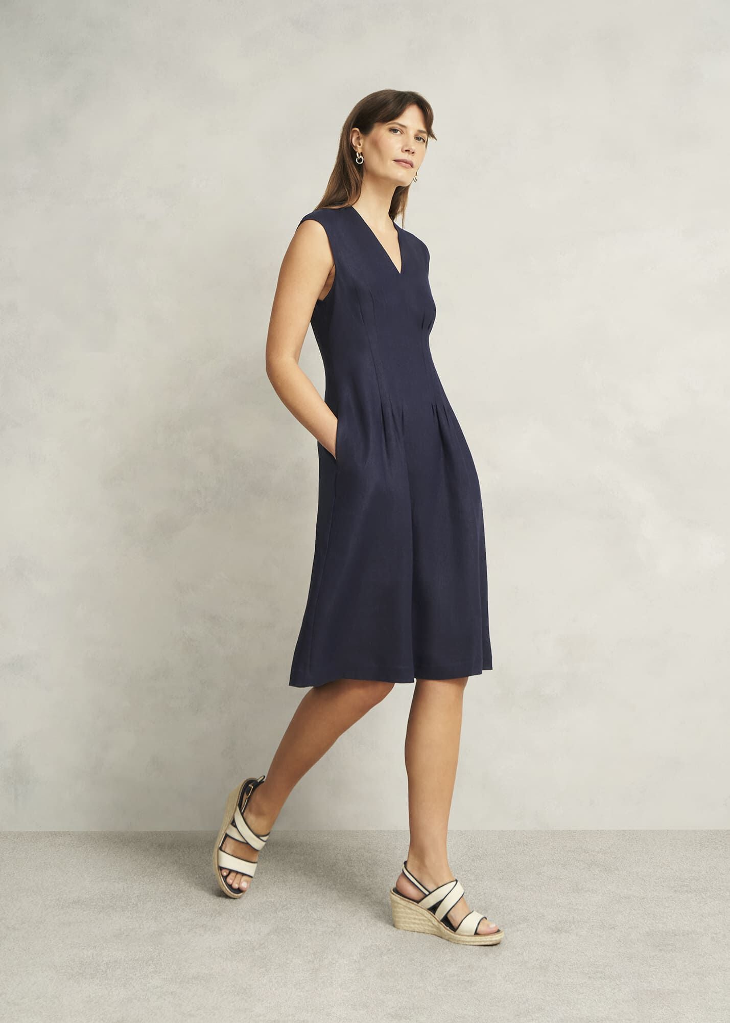 Petite Kayleigh Linen Dress