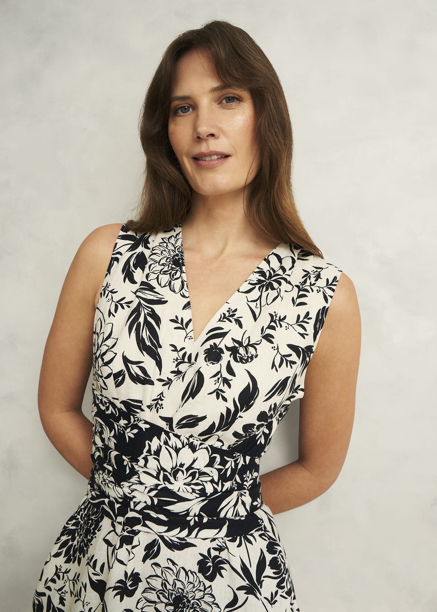 Petite Teagan Linen Dress