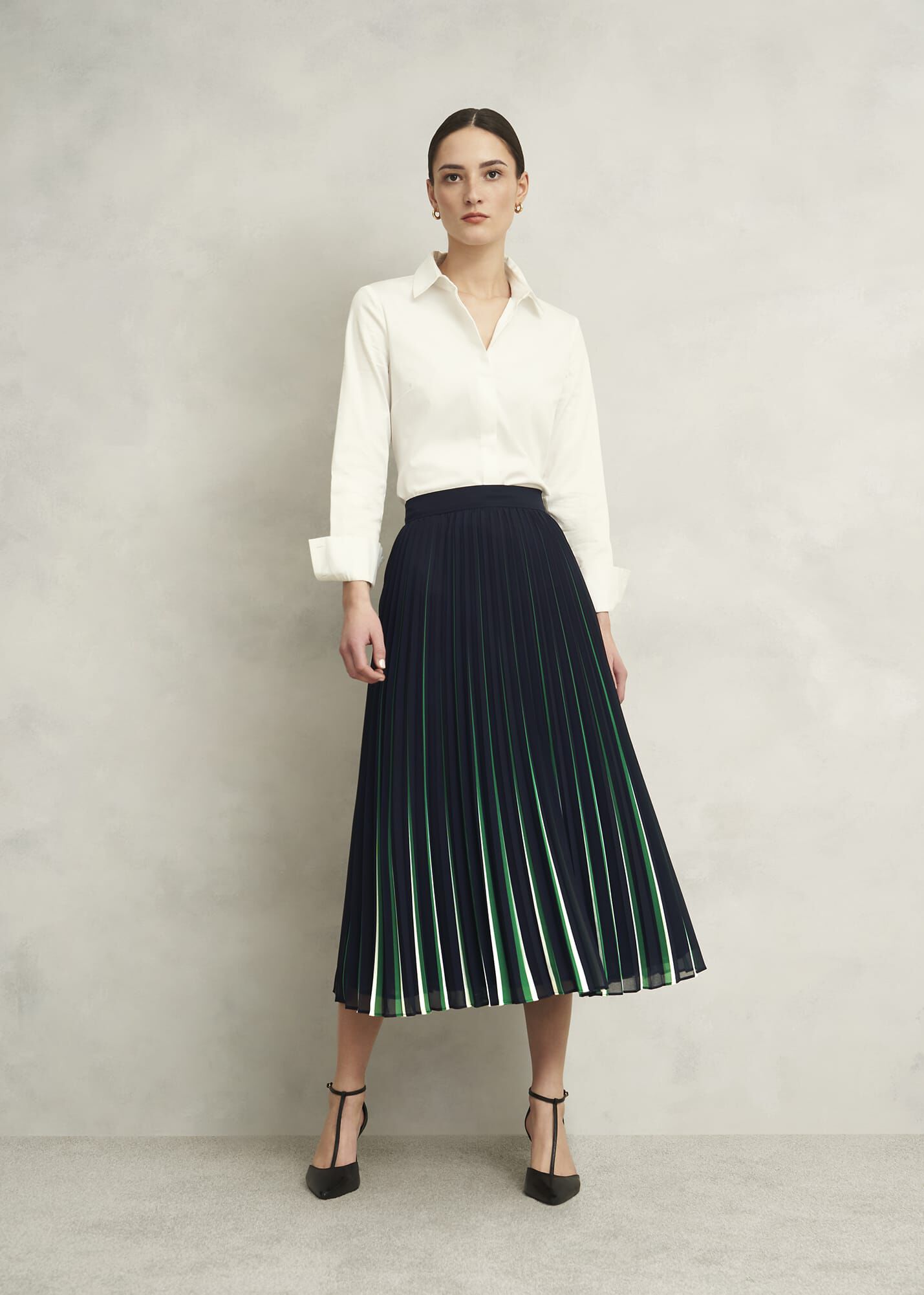Vida Pleated Skirt