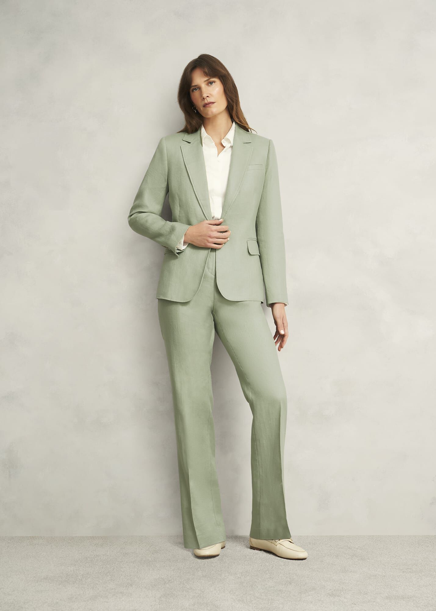 Marietta Linen Straight Trousers