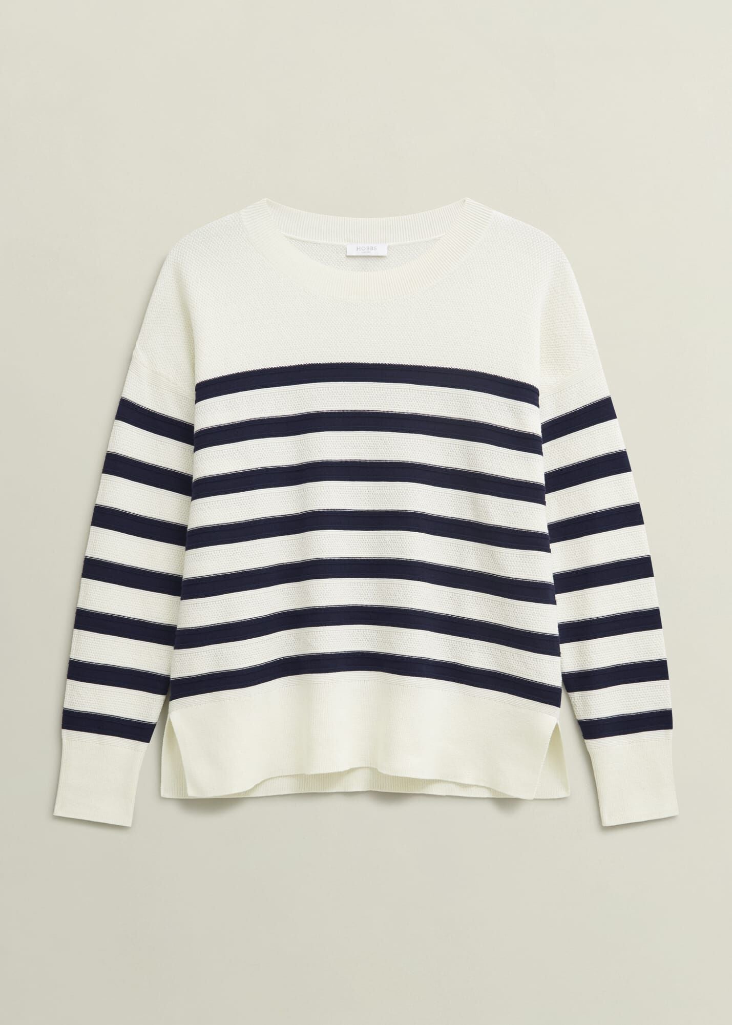 Amoura Striped Cotton Jumper