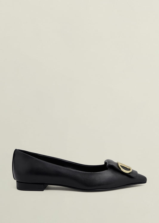 Leah Leather Pointed Flats