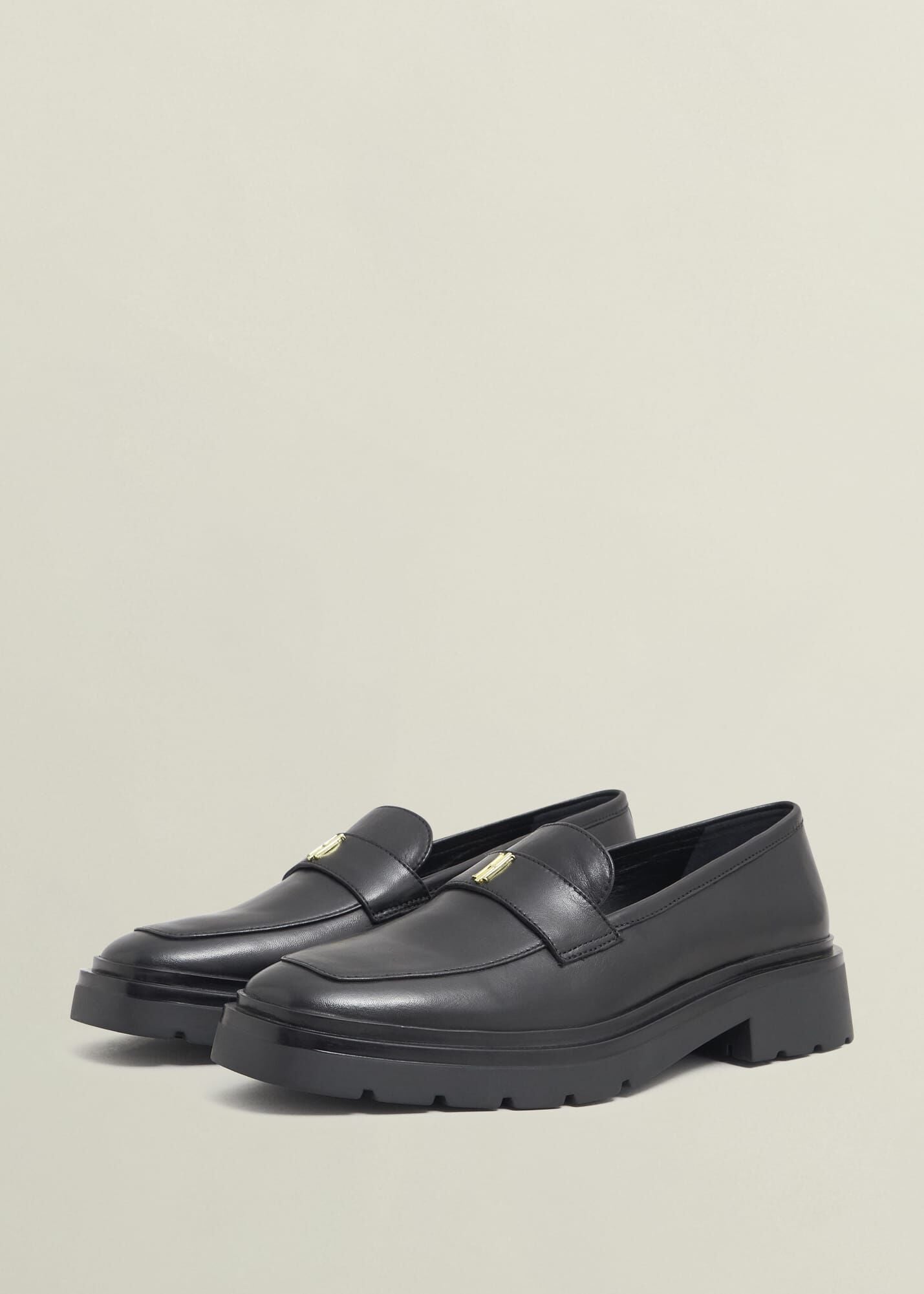 Saige Leather Loafers