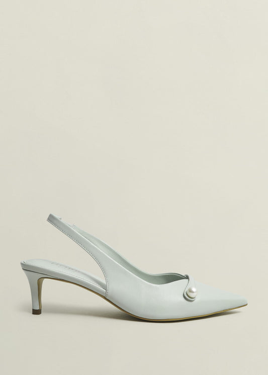 Serena Leather Slingbacks