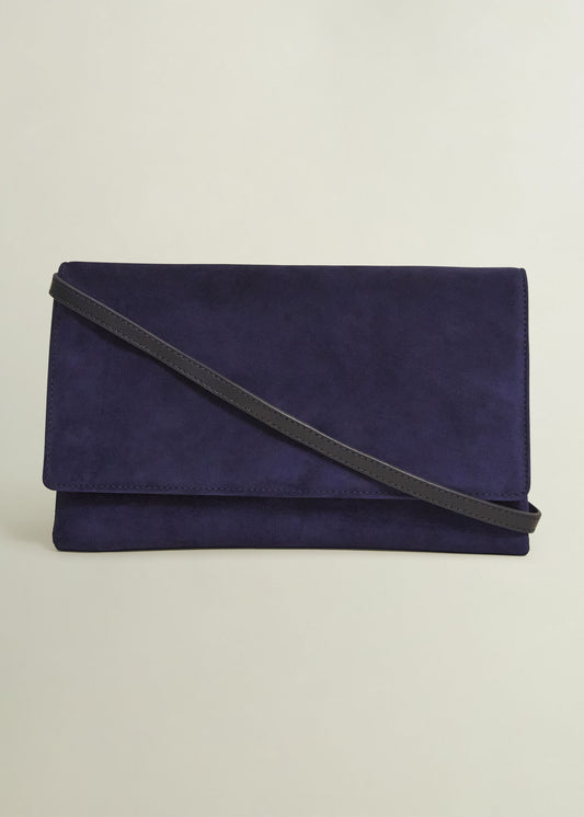 Renata Suede Clutch