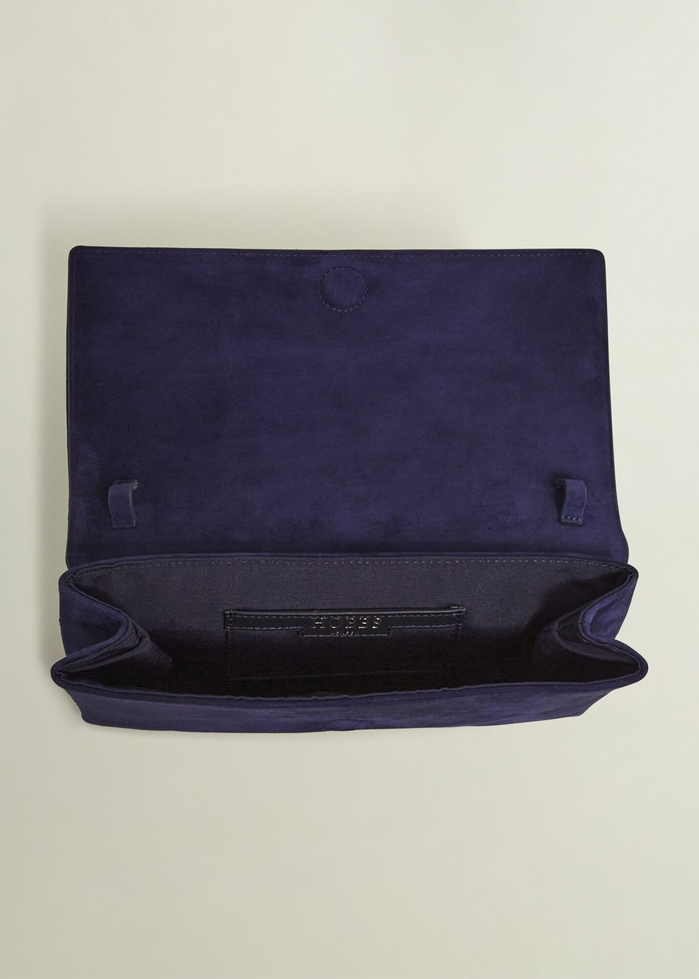 Renata Suede Clutch Bag