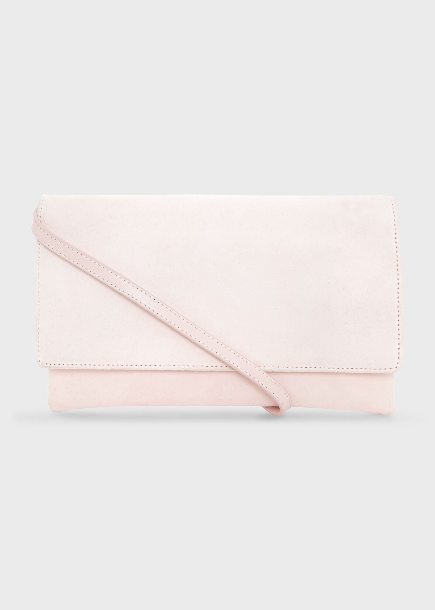 Renata Suede Clutch Bag