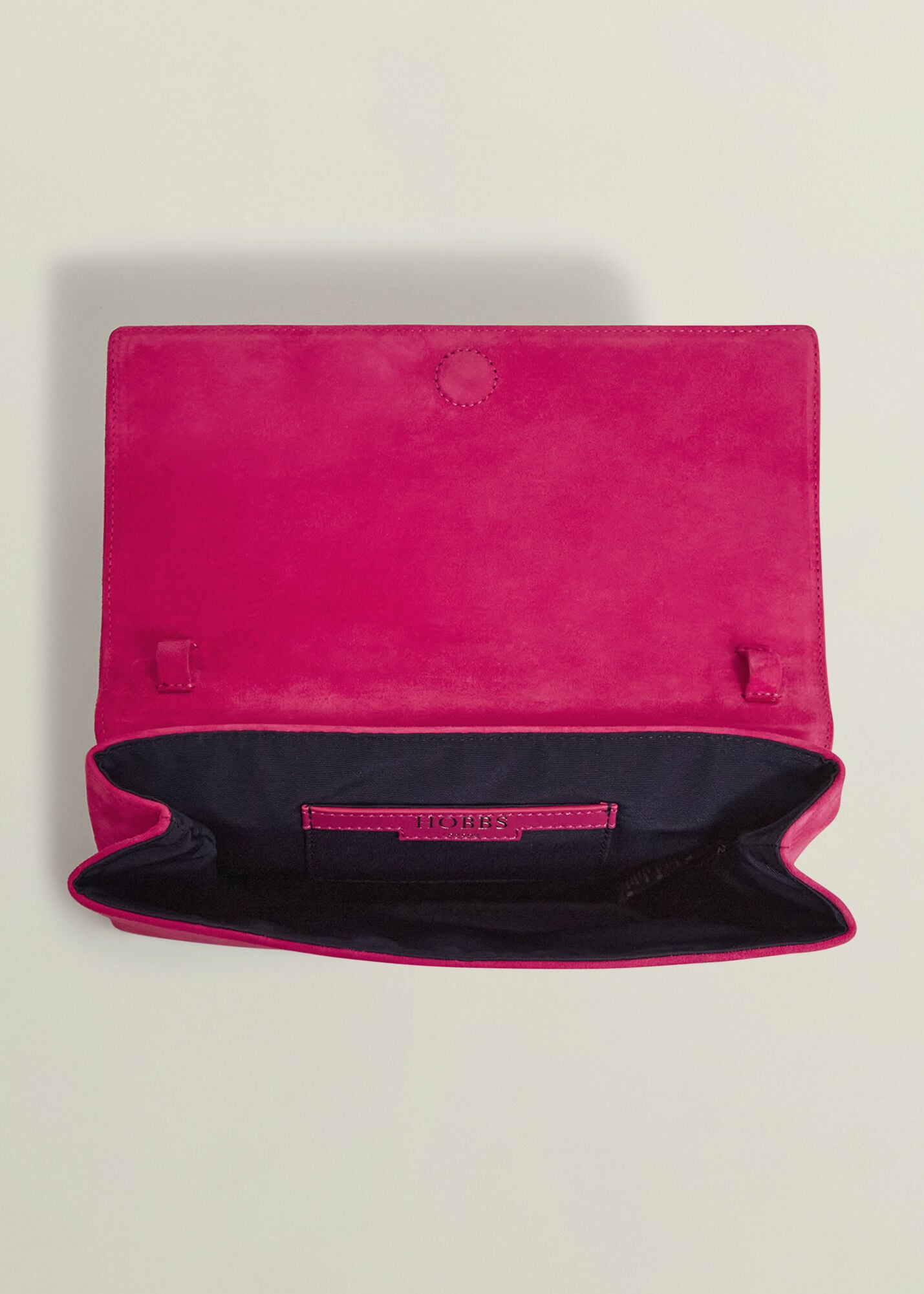 Renata Suede Clutch Bag