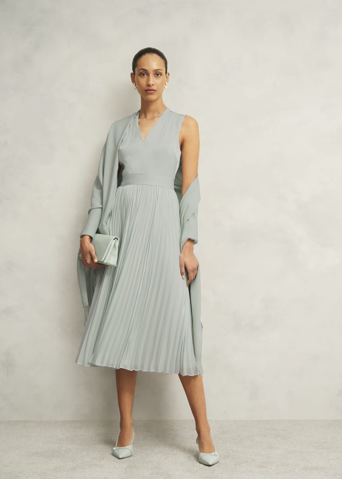 Alexandra Pleated Dress