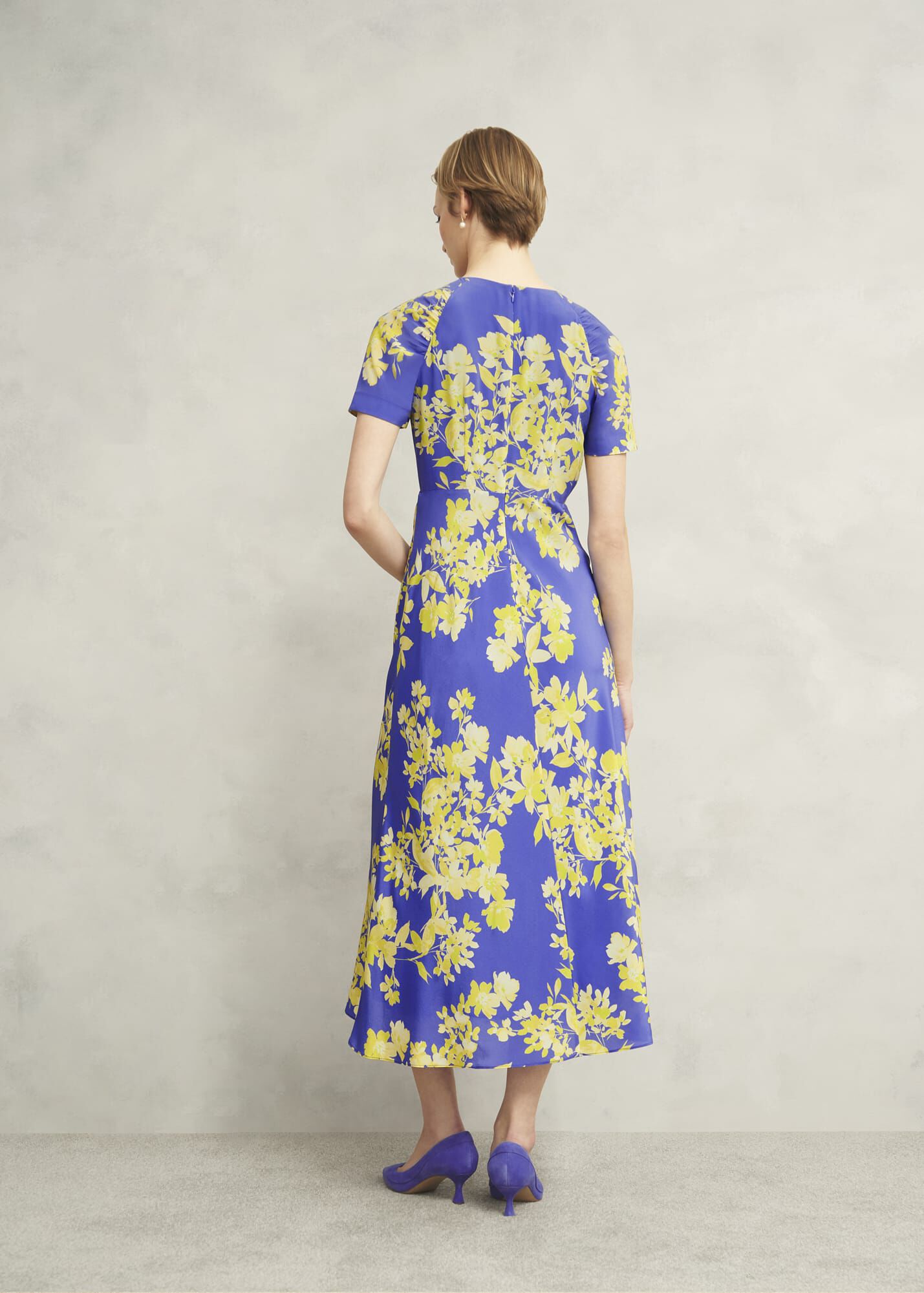 Ann Embellished Silk Dress