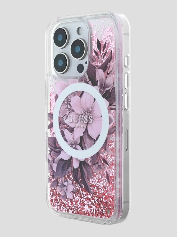 Funda Para Celular iPhone 16 Pro Guess Magsafe Blossom