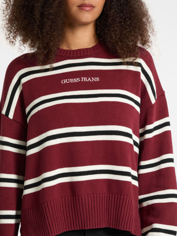 Suéter Guess Striped - Guess Jeans
