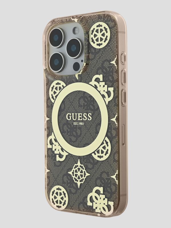Funda Para Celular Iphone 16 Pro Guess Magsafe Peony