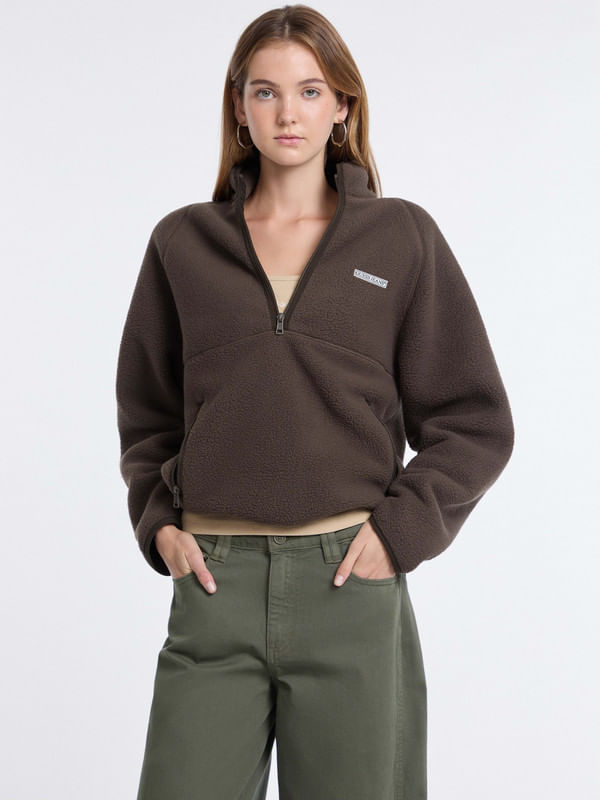 Sudadera Guess Sherpa  -  Guess Jeans