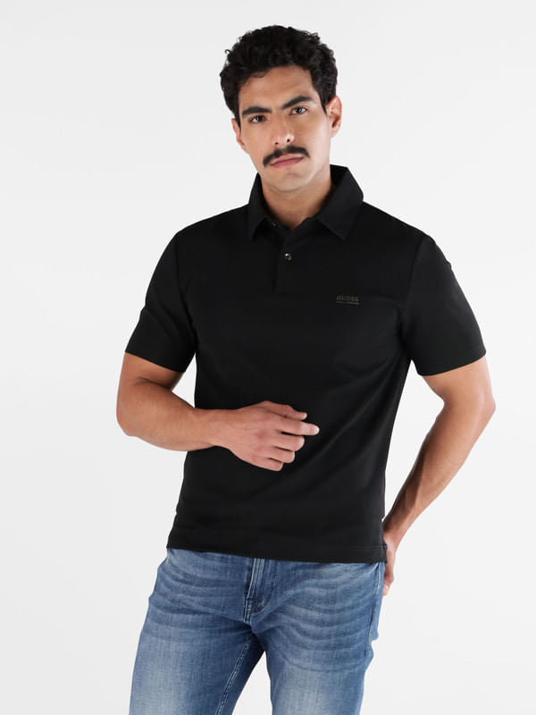 Playera Tipo Polo Guess Stretch