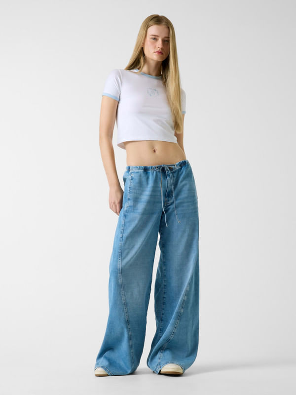 Playera Guess Baby Ringer - Guess Jeans