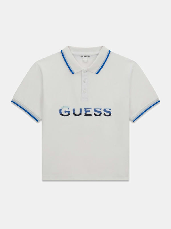 Playera Tipo Polo Guess Kids Para Niño
