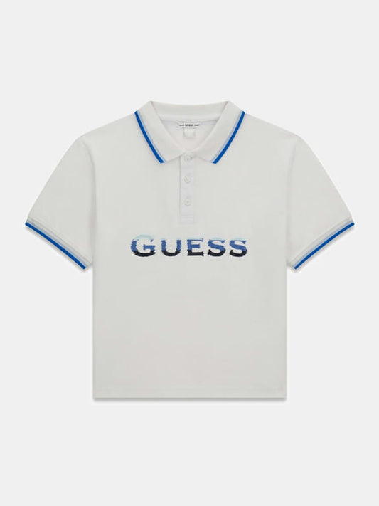 Playera Tipo Polo Guess Kids Para Niño