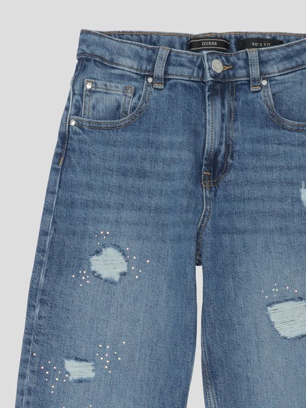 Jeans Guess Kids Mom Para Niña