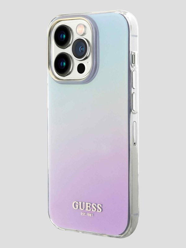 Funda Para Celular iPhone 14 Pro Max Guess Iridescent Gold